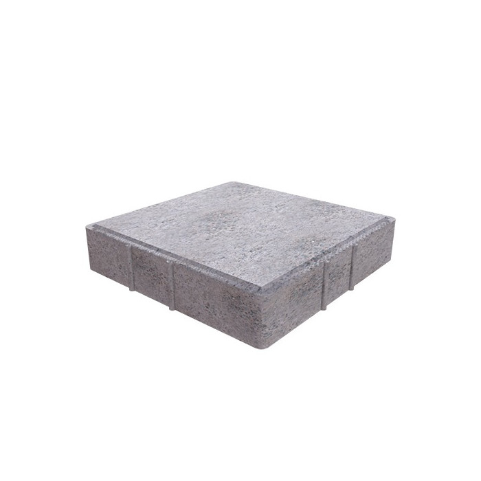 Квадратная тротуарная плитка 500х500х50 паркет Серый